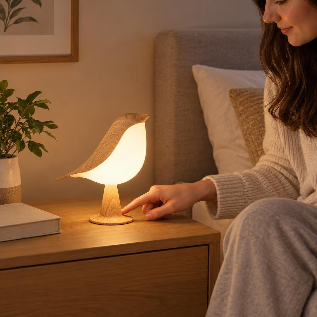 Lampe tactile BirdZen en forme d’oiseau